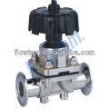 stainless steel ptfe lined diaphragm valve